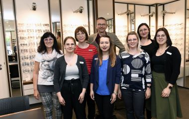 Mit dem Team der Fielmann-Filiale und dem großen Angebot an Brillen bekommen Sie den Durchblick. (Foto: Carl-Heint Zitzmann)
