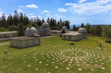 Das Sternwarten Gelände von oben.