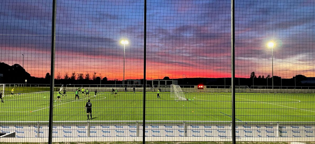 Training im Stadion Sonneberg.