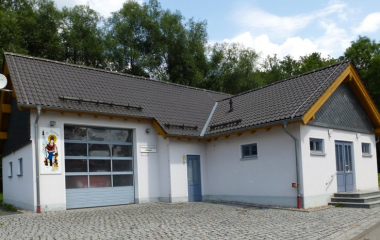 Feuerwehrgebäude in Malmerz.