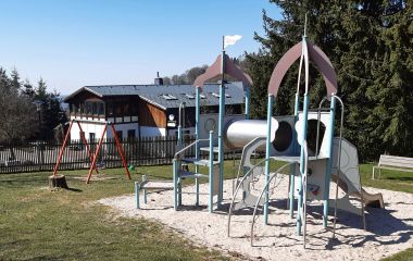 Ein Spielplatz in Neufang.