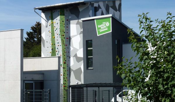 Die Kletterhalle in Sonnberg.