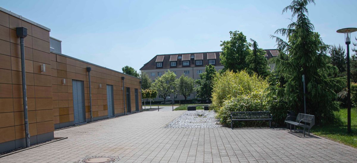 Hinterseite Gebäude Wolke 14. Foto: H. Losansky