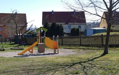 Ein Spielplatz auf der Wehd.