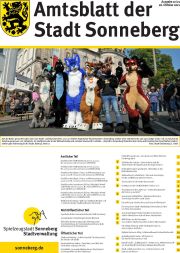 Link: Amtsblatt der Stadt Sonneberg, Ausgabe Oktober 2021 herunterladen.