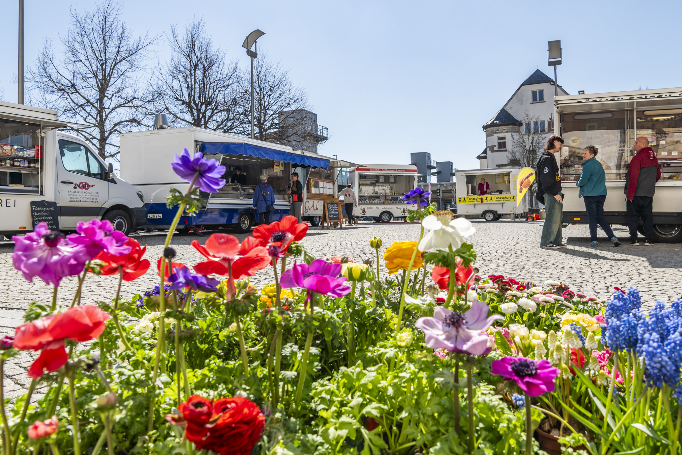 Treiben auf dem Monatsmarkt